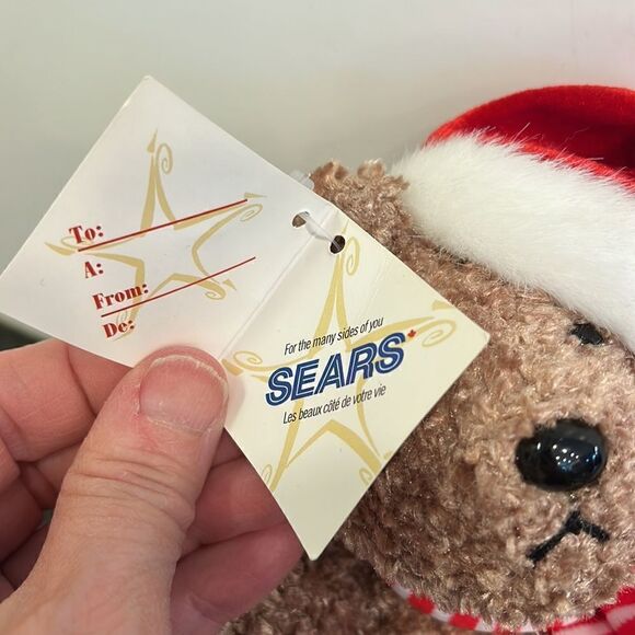 Vintage Sears Plush Bear KRINGLE Christmas Collection 2000 Exclusive 8" w/ tags - Picture 3 of 8